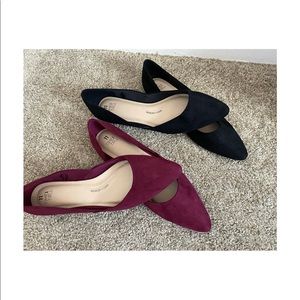 2 pairs of Time and Tru Flats